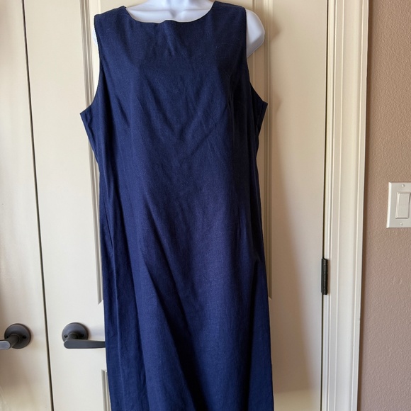 Chadwicks Dresses & Skirts - Chadwicks Linen Blend Sleeveless Dress size 14